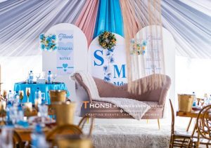 Event décor stage and backdrop design by Thonsi Events in Durban