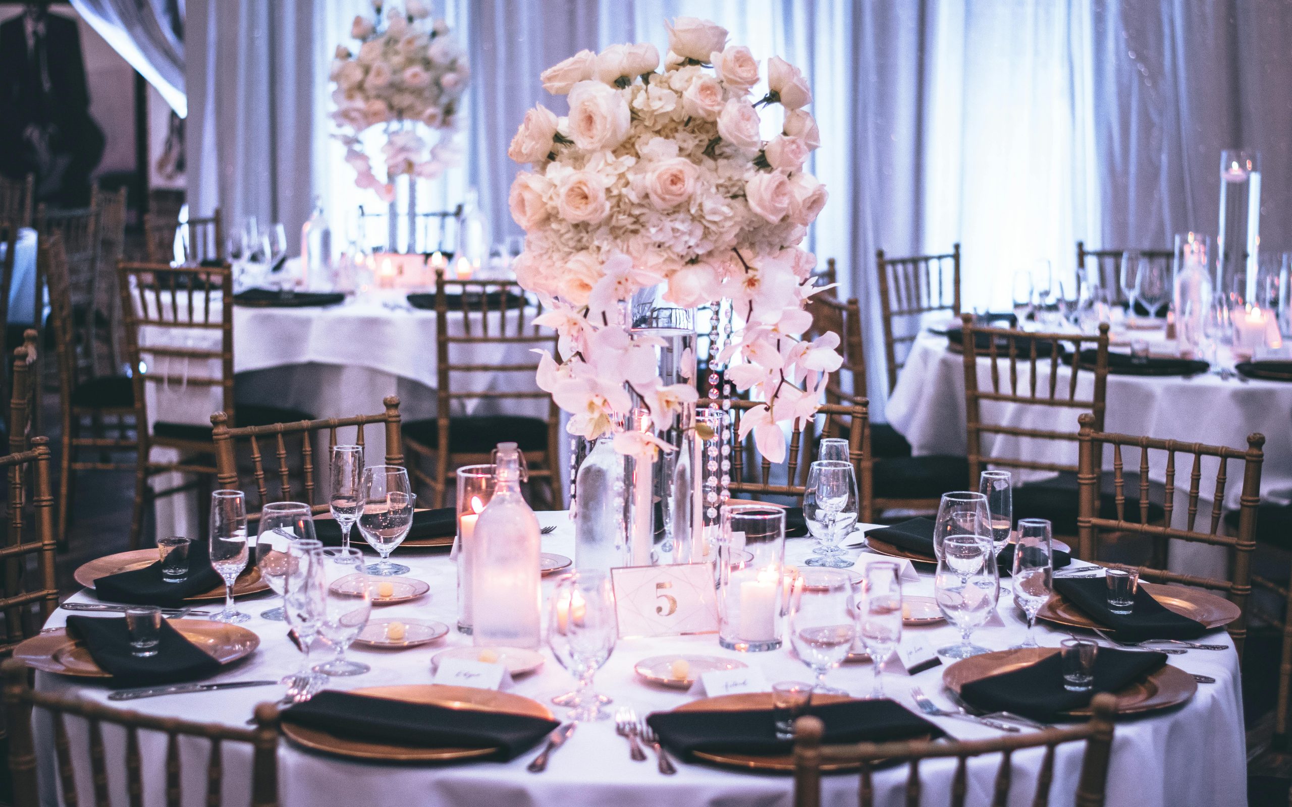 Durban event planner Thonsi Events creating stylish wedding décor setup