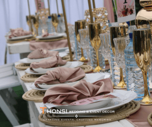 isiZulu traditional wedding décor with cultural stage setup by Durban event planners